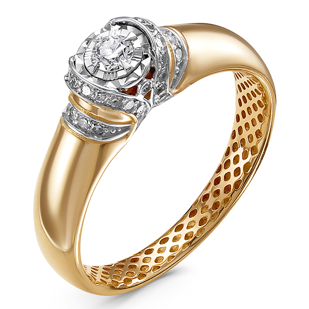 Кольцо, золото, бриллиант, ди110529р